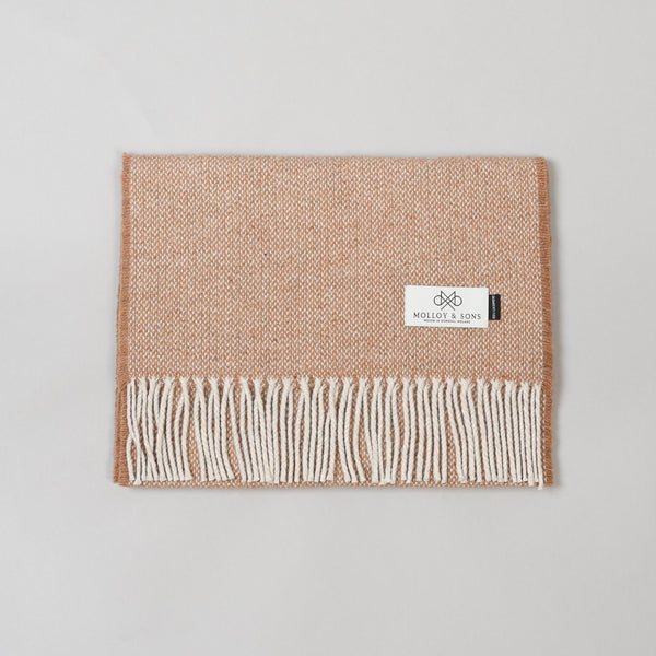 Camel Donegal Cashmere Scarf