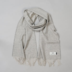 Grey Donegal Cashmere Scarf