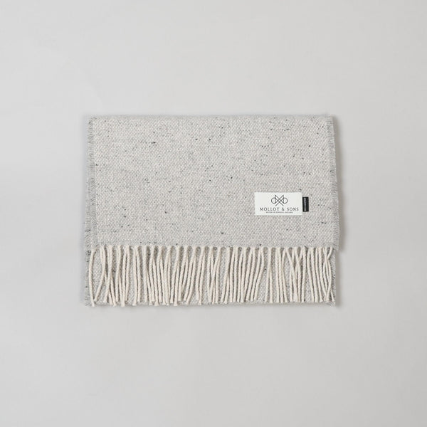 Grey Donegal Cashmere Scarf